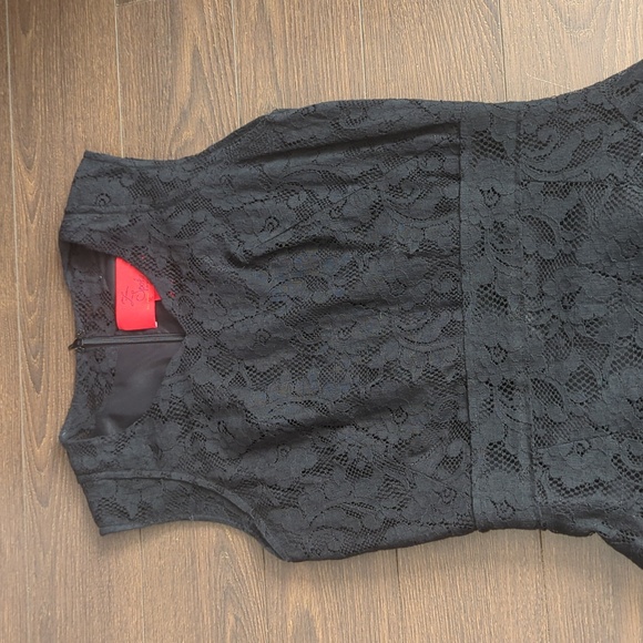 Zac Poison Z Spoke Black Lace Dress - Picture 7 of 13